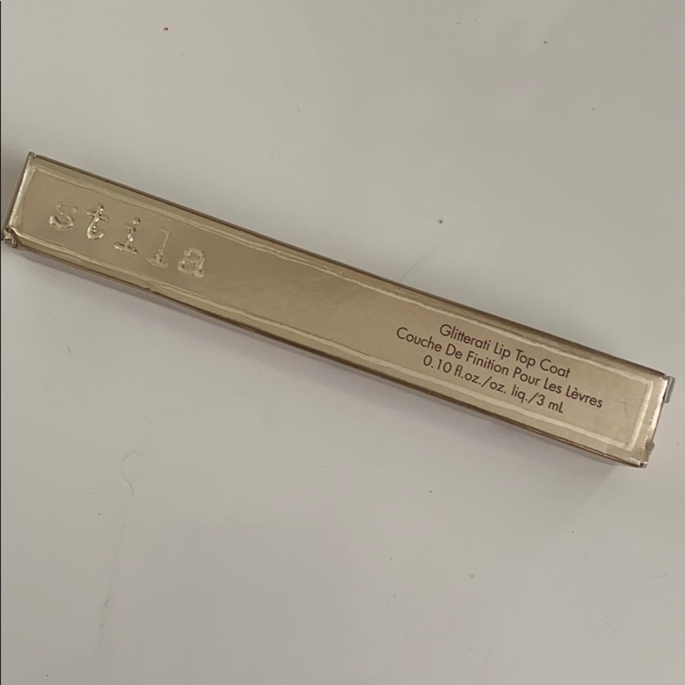 New in Pkg Stila Glitterati Lip Tøp Coat